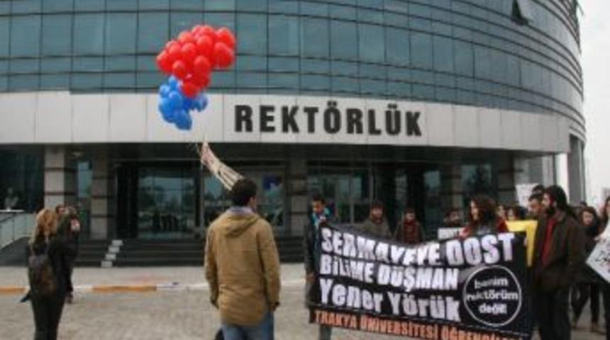 &Ouml;ğrenciler&rsquo;den Odt&uuml;&rsquo;ye Destek Rekt&ouml;r Y&ouml;r&uuml;k&rsquo;e Protesto