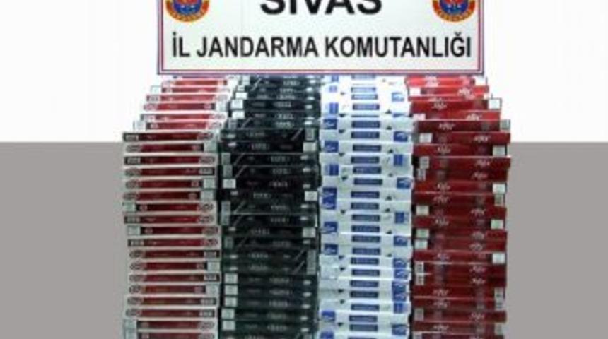 Sivas&rsquo;ta 21 Bin Paket Ka&ccedil;ak Sigara Yakalandı