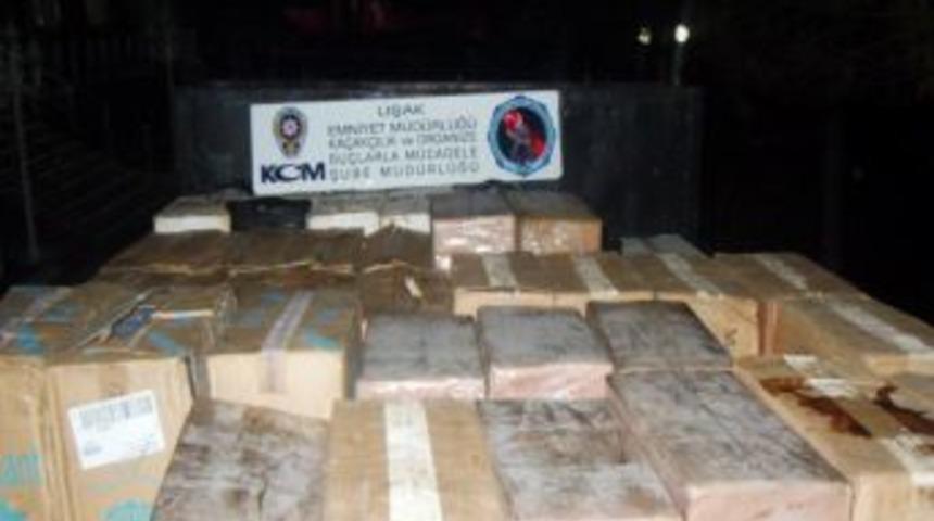 Uşak'ta 50 Bin Paket Ka&ccedil;ak Sigara Ele Ge&ccedil;irildi
