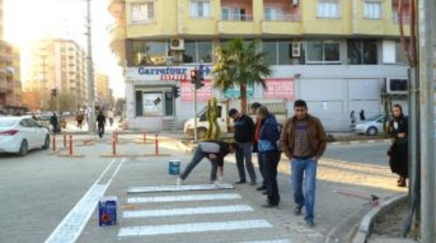 Kızıltepe'de Sinyalizasyon Çalışmaları