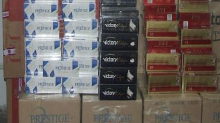 Sivas’ta Kaçak Sigara Operasyonu