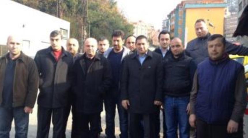 Ak Parti&rsquo;den Taksici Esnafına Ziyaret