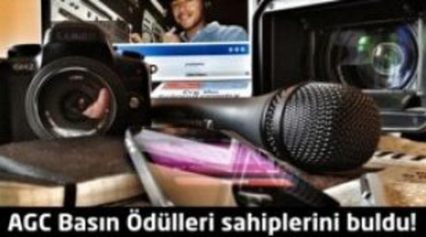 AGC basın &ouml;d&uuml;lleri sahiplerini buldu