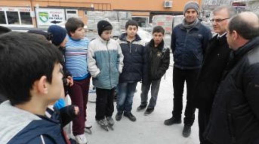 Başkan Ertem &lsquo;skatepark&rsquo;ı İnceledi