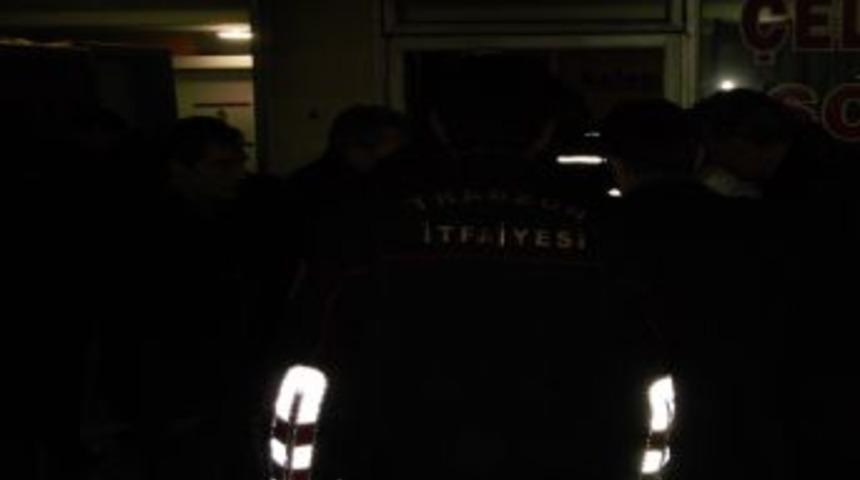 Trabzon'da İşyerinde Yangın