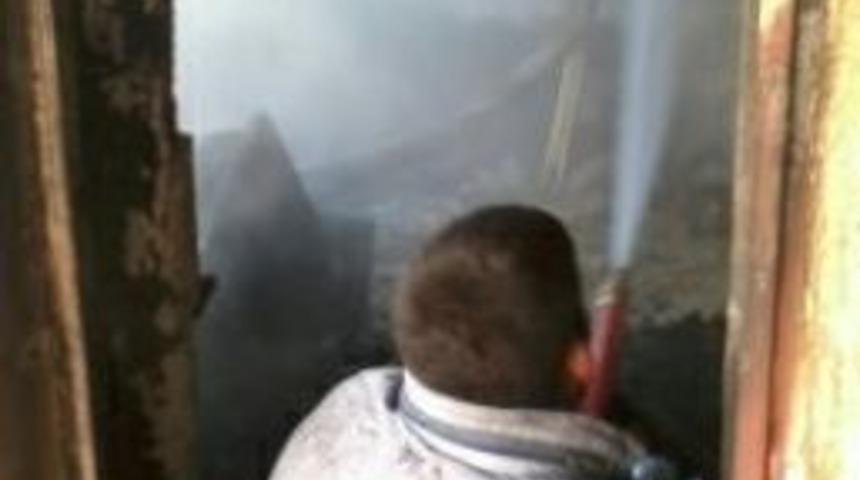 G&uuml;rpınar&rsquo;da Ev Yangını