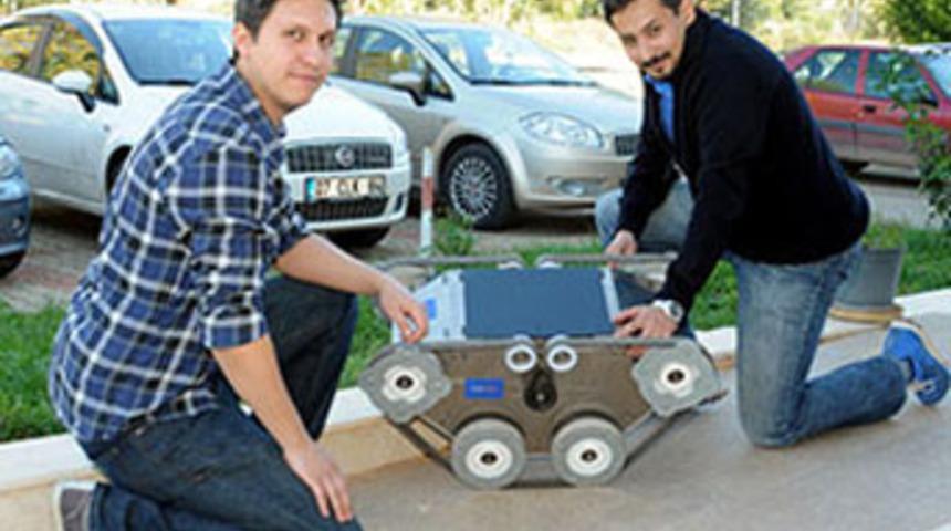 Mayın tarayan ve bomba ihma eden robot!
