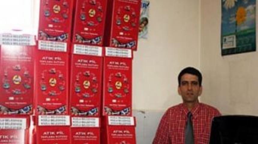 Pil Toplama Kutuları Dağıtımına Başlandı