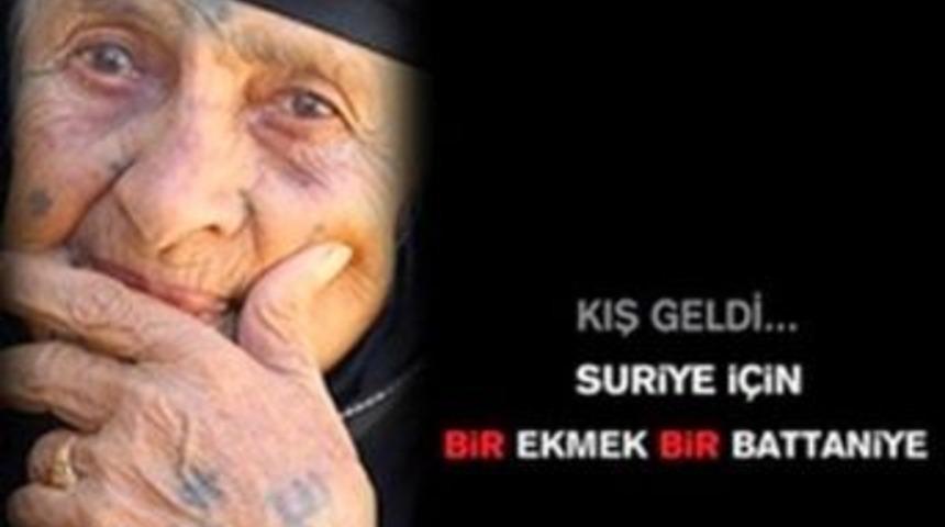 Suriyeli sığınmacılara yardım kampanyası