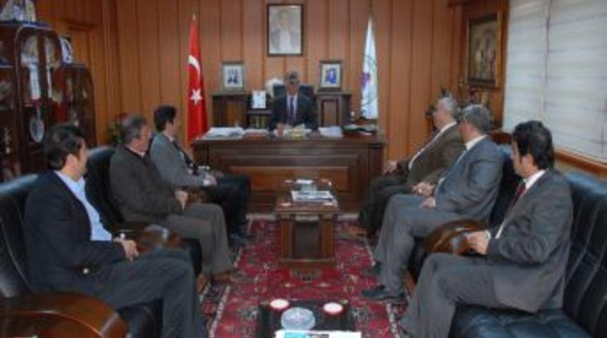 Baro Başkanı Tel&rsquo;den, Başkan B&uuml;y&uuml;kaslan&rsquo;a Iade-i Ziyaret