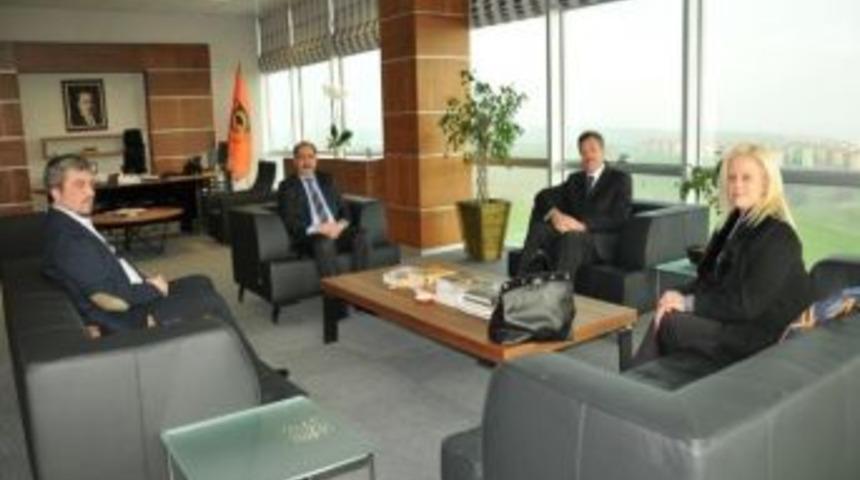 Rekt&ouml;r Şimşek&rsquo;e Nezaket Ziyareti