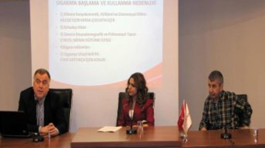 &Uuml;nye&rsquo;de Sigara Ve Zararları Anlatıldı