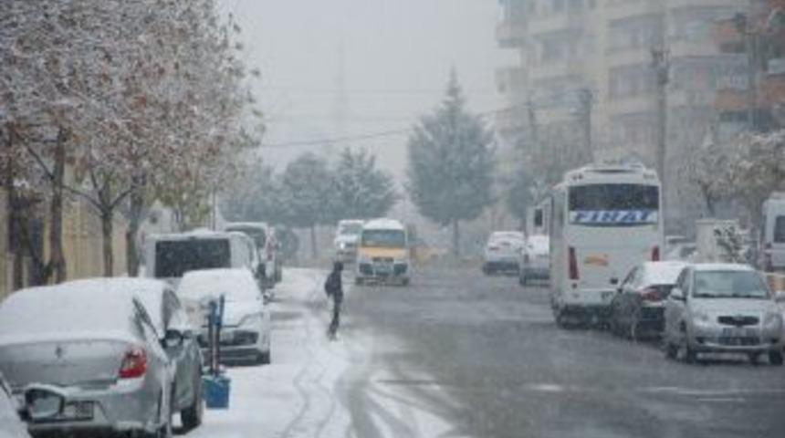 Diyarbakır'da Kar Yağışı Başladı