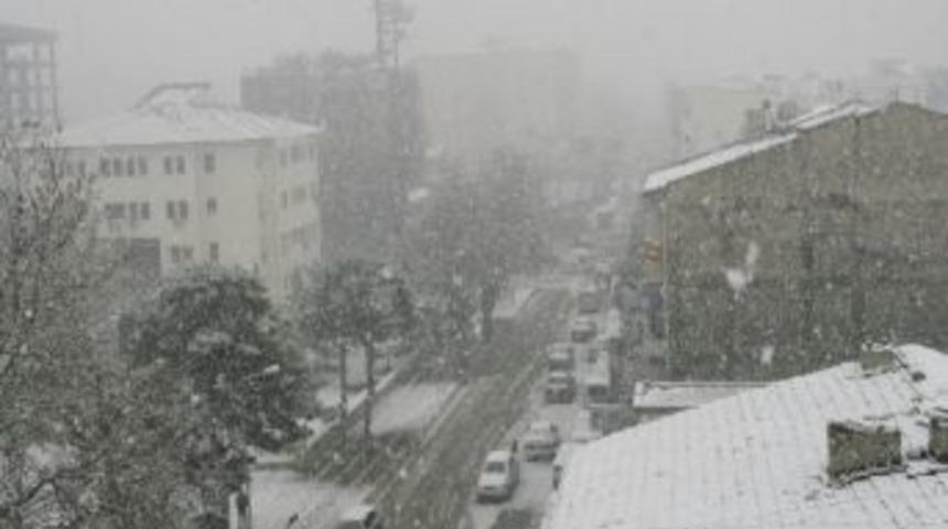 Silvan'da Kar Yağışı