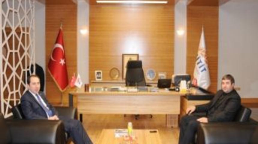 &Ccedil;esob Başkanı Kılı&ccedil;&rsquo;tan, Alkan&rsquo;a Ziyaret