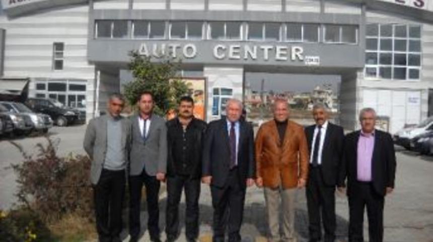 &Ouml;zg&uuml;m&uuml;ş'ten Oto Galericilere Destek Ziyareti