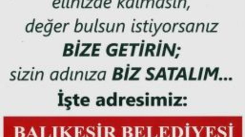 Balıkesirli Ev Hanımlarına El İşi Pazarı