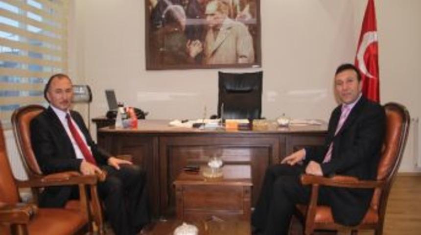 Başkan K&ouml;ksoy'dan &Ccedil;ıldır Belediyesine Ziyaret