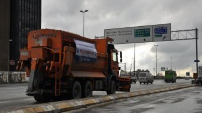 B&uuml;y&uuml;kşehir Tedbir Aldı, Kar Yağışı Gecikti