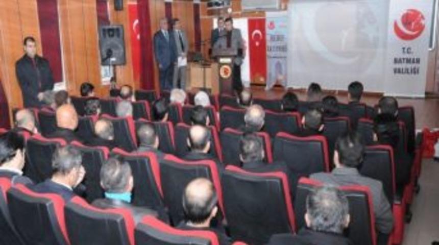 Batman'da 'hedef İlk 15 Projesi' Uygulamaya Konuldu