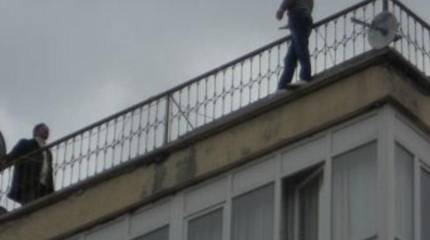 Aksaray'da İntihar Girişimi