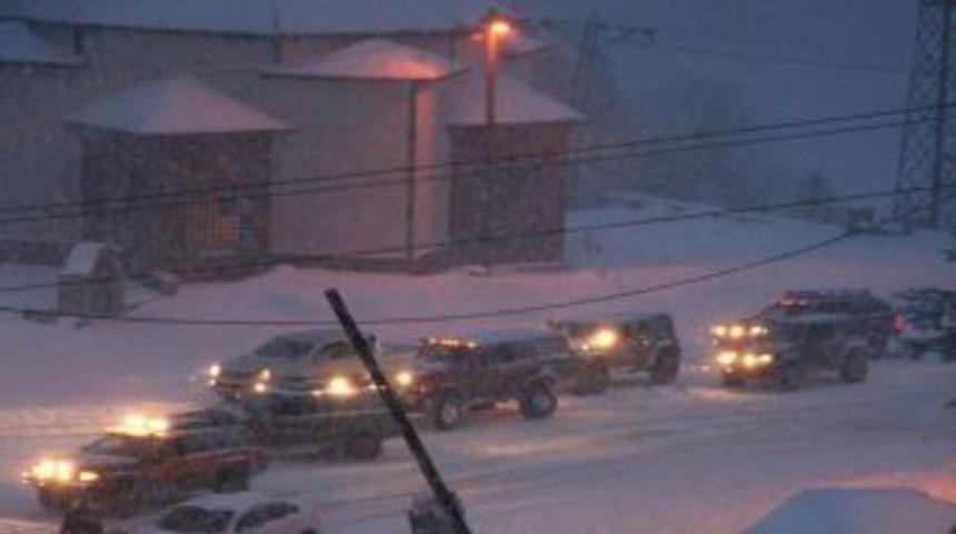 Başbakan Yardımcısı'na Kar Engeli