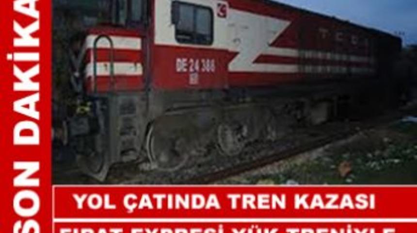 Elazığ'da Tren Kazası 8 Yaralı