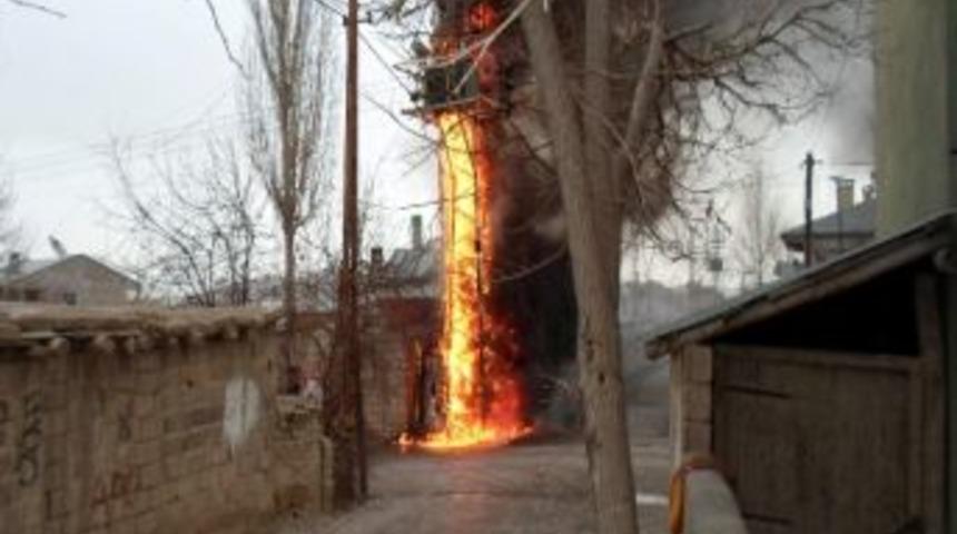 Van&rsquo;da Trafo Yangını