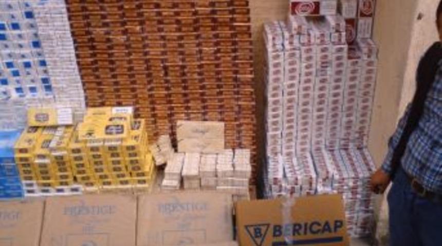 Mersin'de Ka&ccedil;ak Sigara Operasyonu