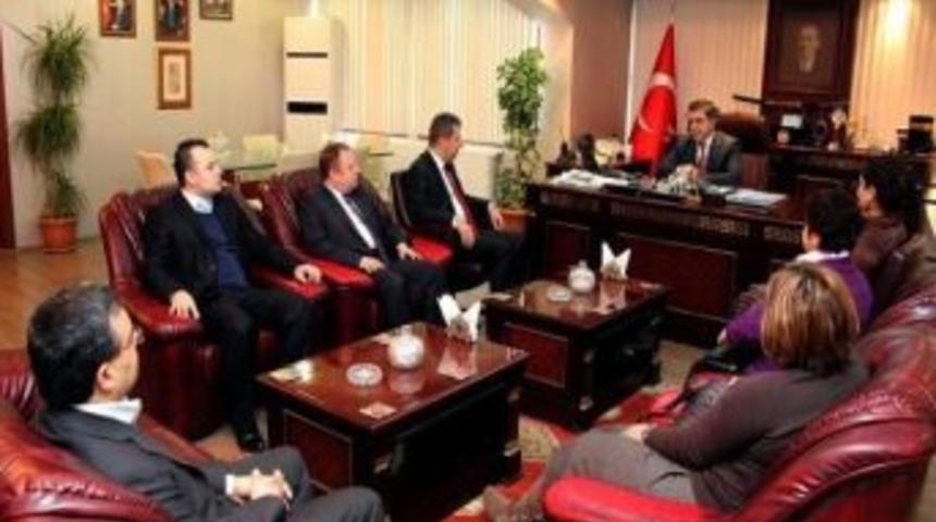 Baro Y&ouml;netiminden Başkan &Ouml;zdemir&rsquo;e Ziyaret