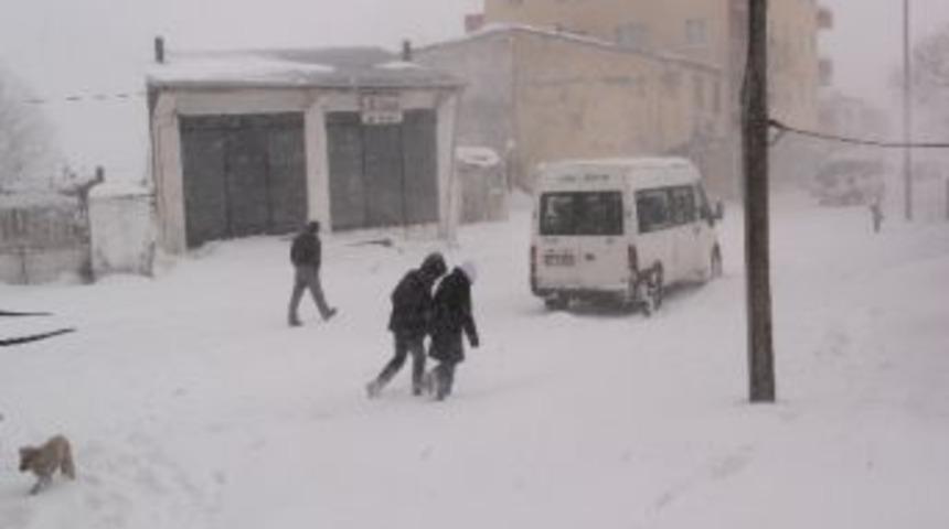 &Ccedil;ıldır&rsquo;da Kar Hayatı Fel&ccedil; Etti
