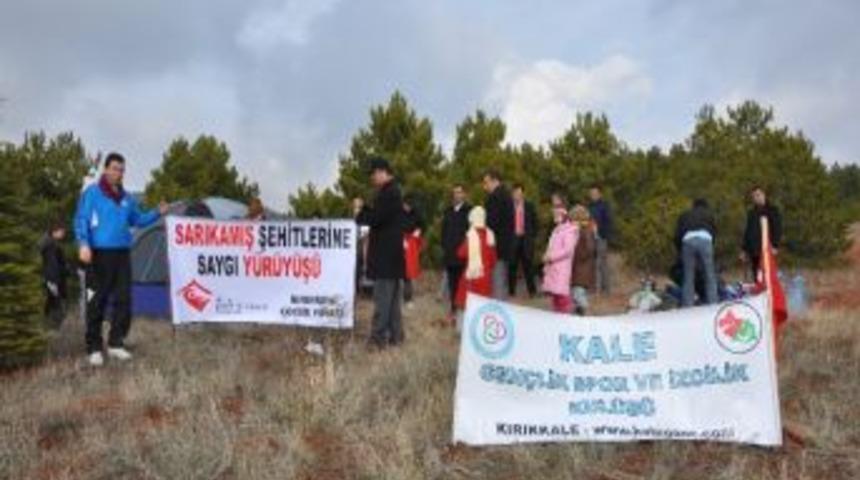 Kırıkkale'de &Ccedil;ocuklar, Sarıkamış Şehitleri İ&ccedil;in Y&uuml;r&uuml;d&uuml;