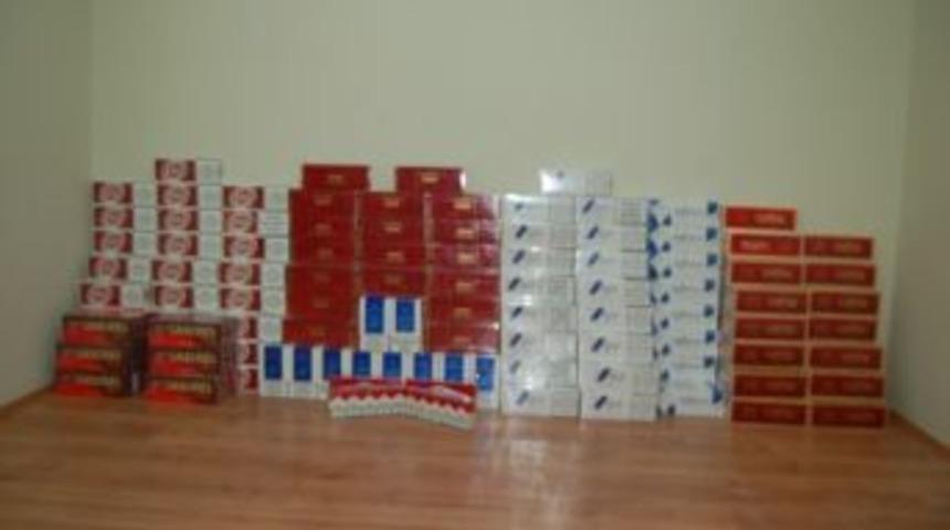 Biga’da Kaçak Sigara Operasyonu