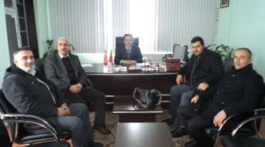 İmamlardan Yeni M&uuml;ft&uuml; Mehmet İzci'ye Ziyaret