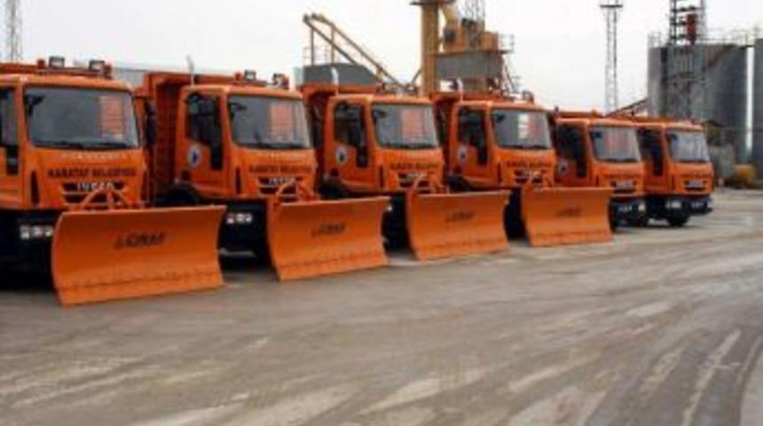Karatay Belediyesi Karla M&uuml;cadeleye Hazır