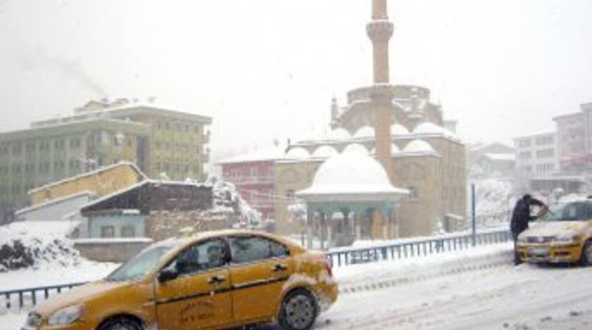 Kelkit'te Kar Kalınlığı 30 Santimetreye Ulaştı, Okullar 1 G&uuml;n Tatil Edildi