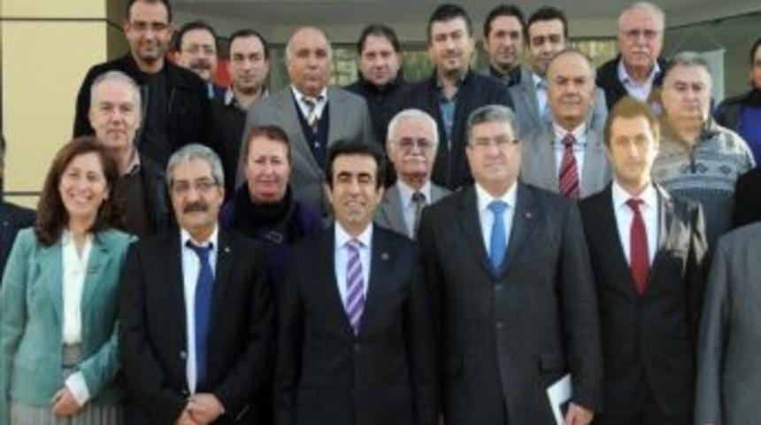 Vali G&uuml;zeloğlu&rsquo;ndan İnşaat M&uuml;hendisleri Odası&rsquo;na Ziyaret