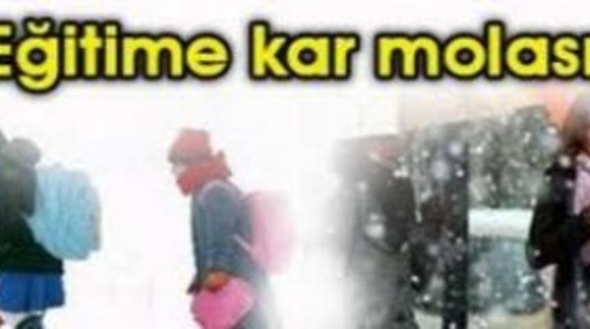 Taşımalı eğitime kar molası