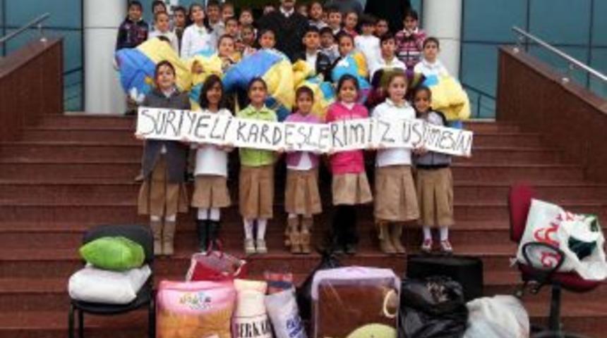 Har&ccedil;lıklarıyla Suriye'deki Akranlarına Battaniye Aldılar