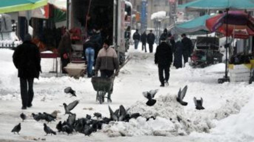 G&uuml;m&uuml;şhane&rsquo;de Kar Yağışı 286 K&ouml;y Yolunu Kapattı