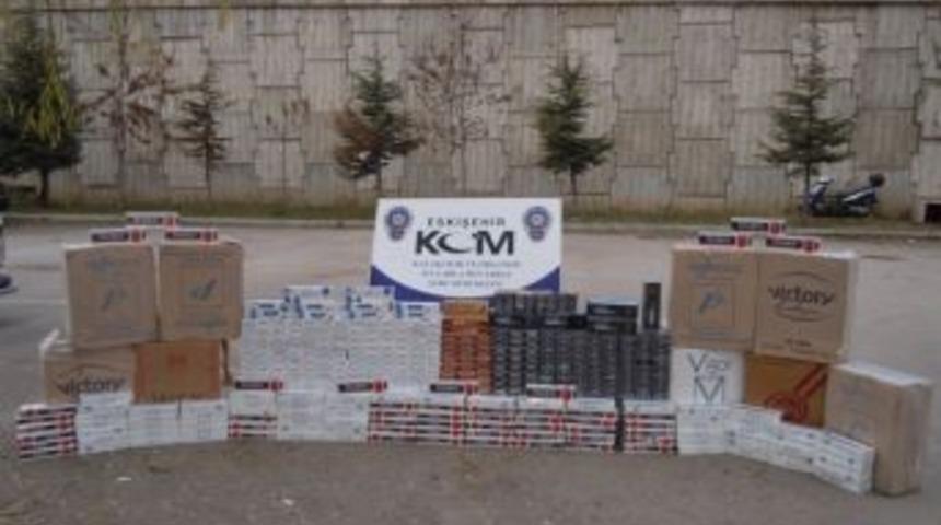 Eskişehir Emniyeti, 10 Bin Paket Ka&ccedil;ak Sigara Ele Ge&ccedil;irdi