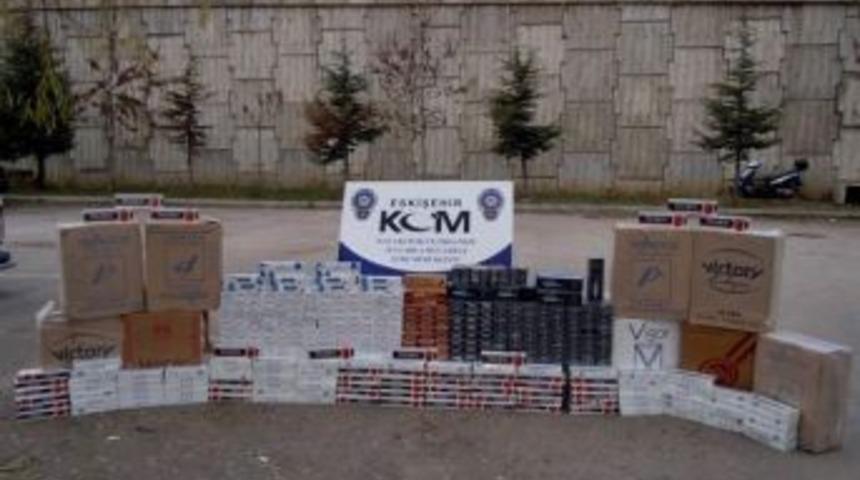 Eskişehir'de Ka&ccedil;ak Sigara Operasyonu
