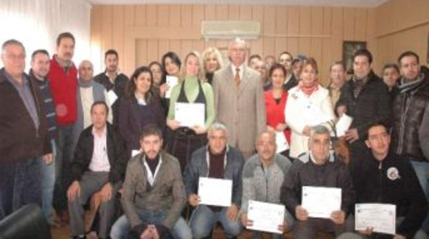 Marmaris'te Girişimciler Sertifikalarını Aldı