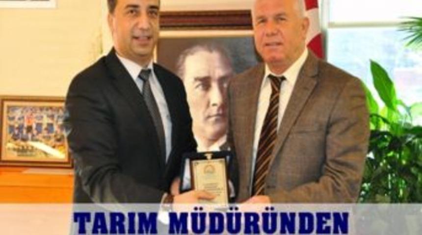 Kemalpaşa İl&ccedil;e Tarım M&uuml;d&uuml;r&rsquo;&uuml;nden Teşekk&uuml;r Ziyareti