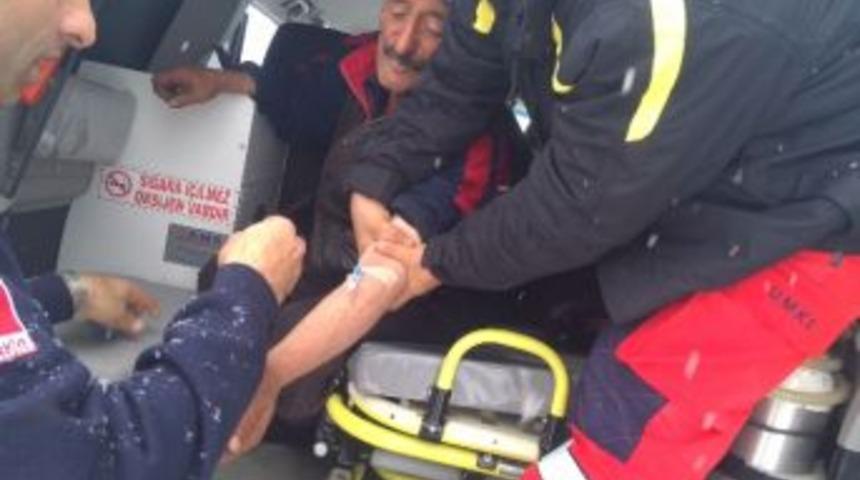 Yaylada Mahsur Kalan &Ccedil;oban Kurtarıldı