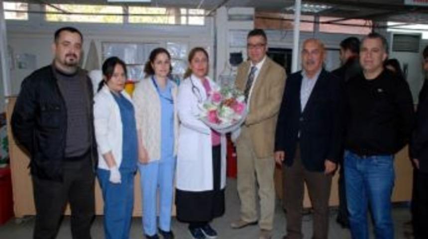 Tabip Odasından Acil Hekimlerine Ge&ccedil;miş Olsun Ziyareti