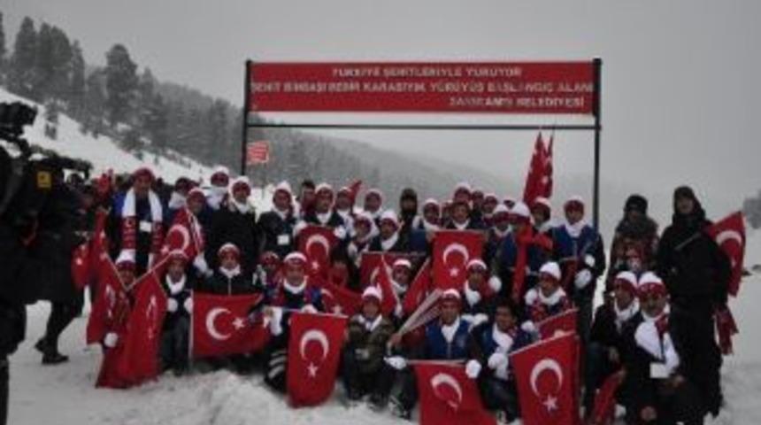 Erzurum Polisi Sarıkamış&rsquo;ta Y&uuml;r&uuml;d&uuml;