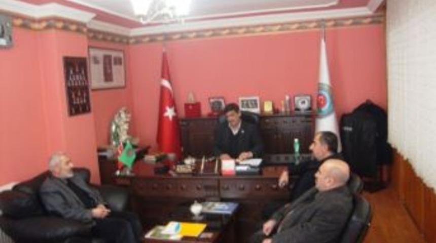 Ak Parti İl Teşkilatı Bayburt Ziraat Odasını Ziyaret Etti