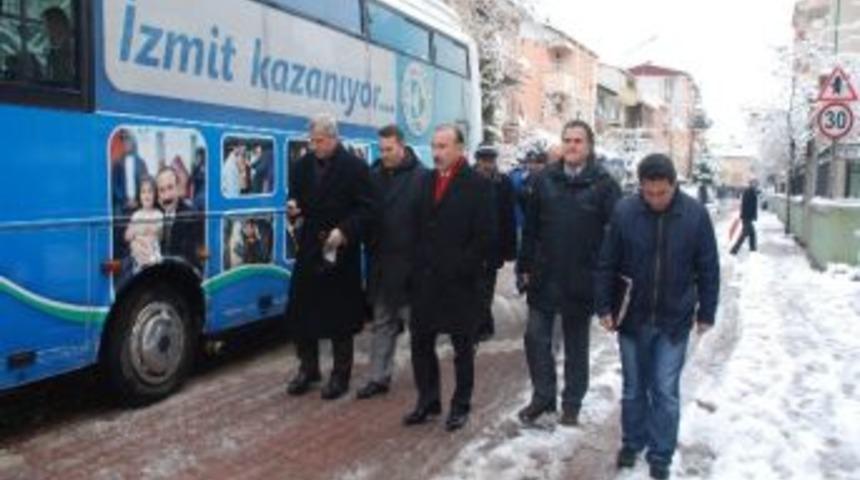 Başkan Doğan&rsquo;ı Kar Da Durduramadı