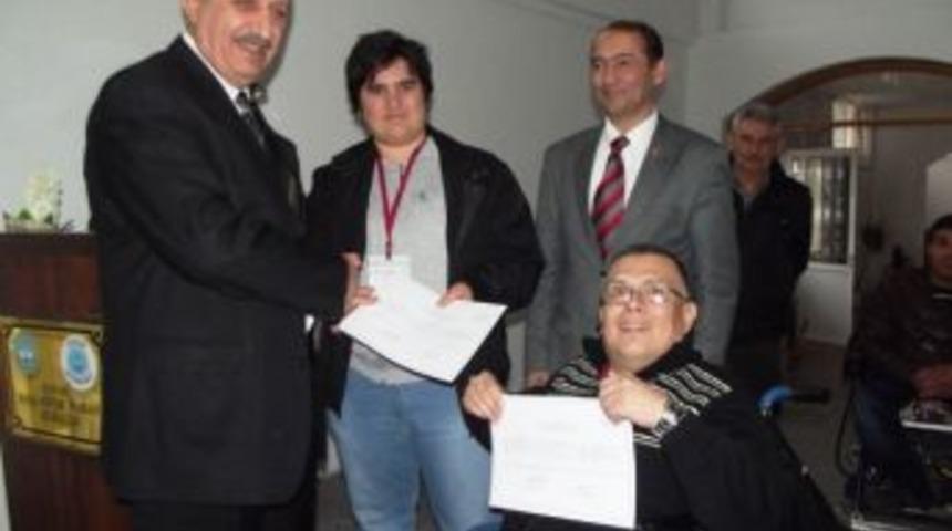 Engellilerin Kurs Bitirme Mutluluğu